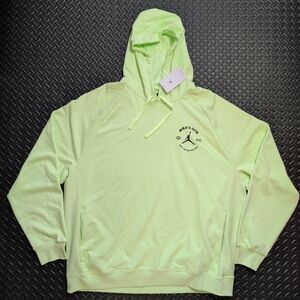 Nike Jordan Sport BC "Mike's Gym" Hoodie Light Liquid Lime DV1290-383 size XXL